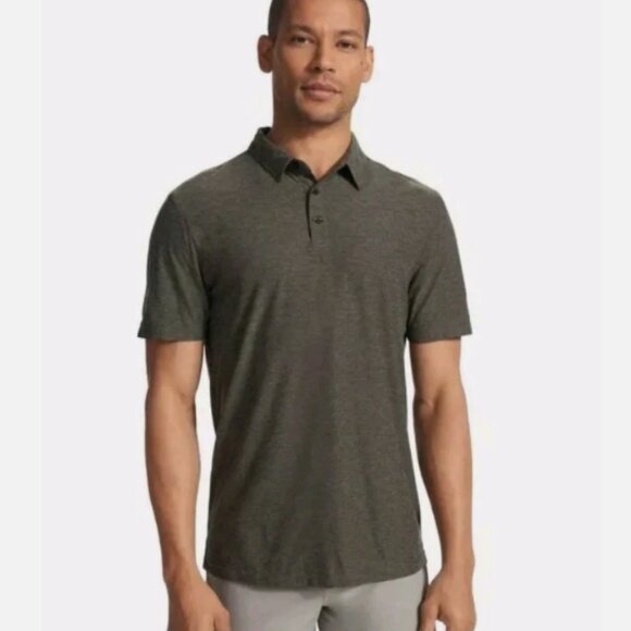 NWT VUORI Strato Tech Polo Balsam heather Size Small - Picture 1 of 6